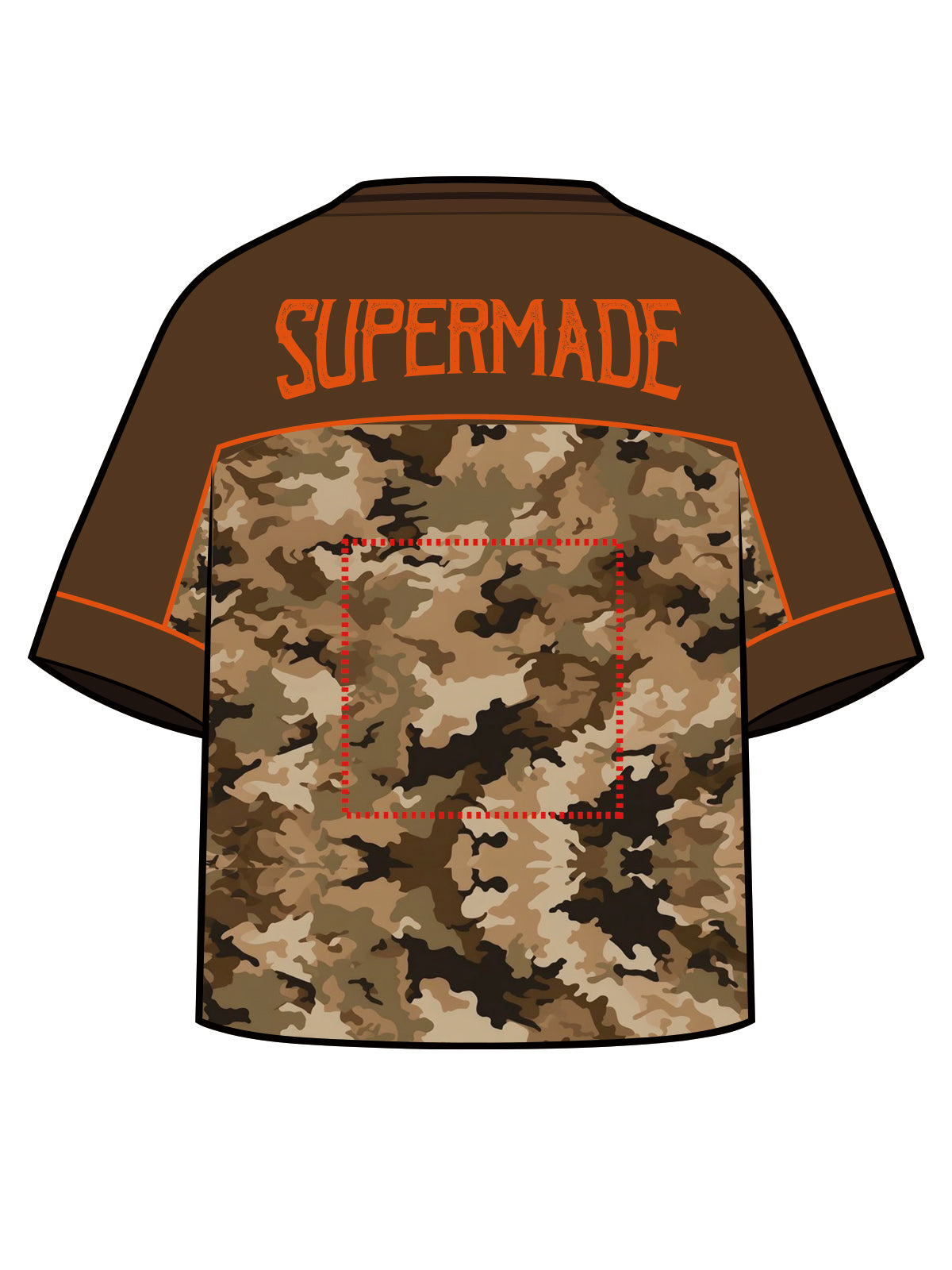 Original Camouflage Football Jersey T-Shirt