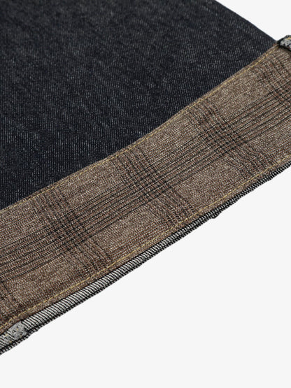 Stylish Wide-Leg Denim Trousers with Unique Cuff Design for Modern Fashionistas 