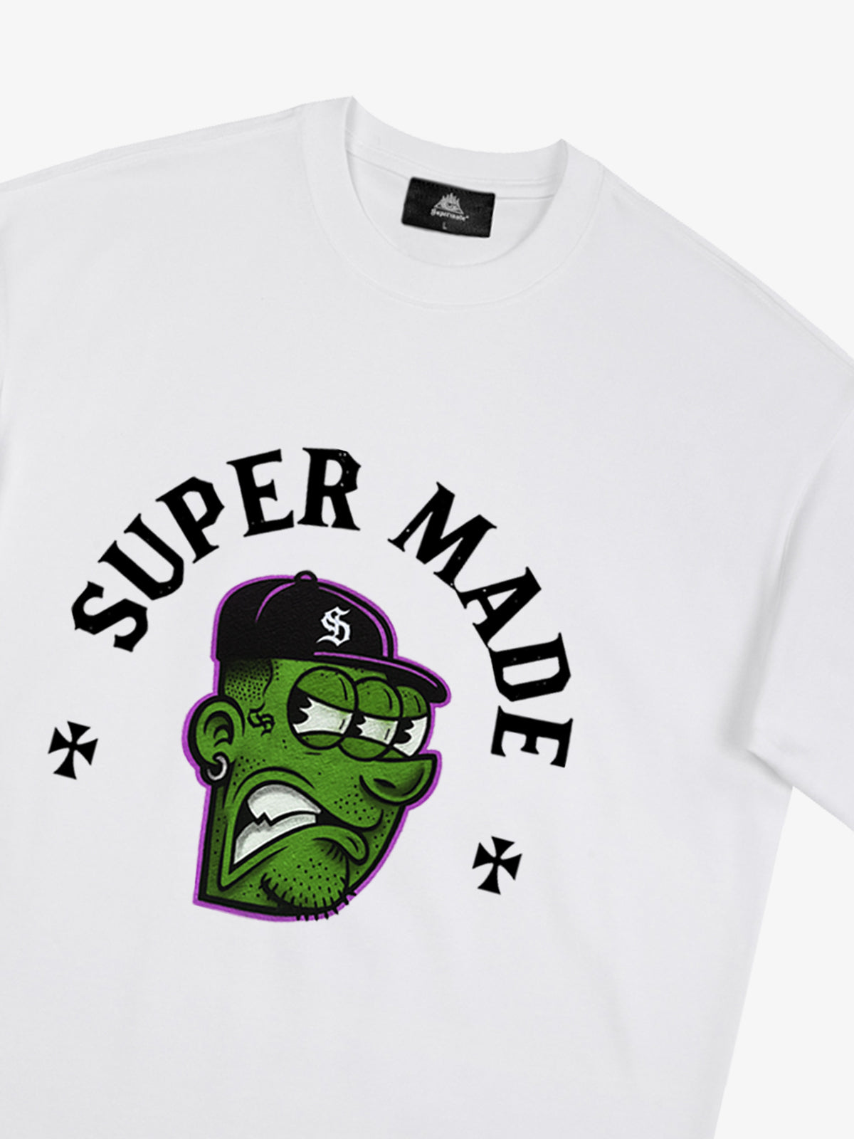 Graphic T-Shirt with Bold Monster Design for Casual Wear 