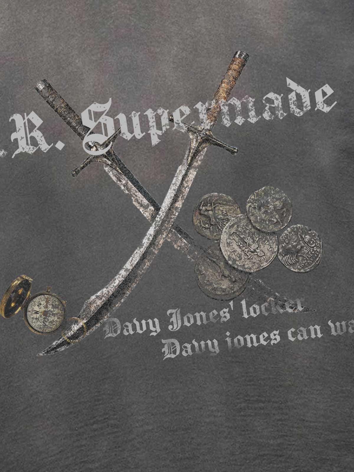 Salt Bones Graphic Distressed Long Sleeve Tee