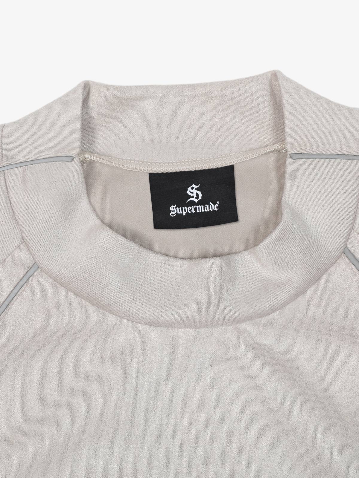 Sweatshirt mit Wildleder-Patchwork