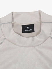 Sweatshirt mit Wildleder-Patchwork