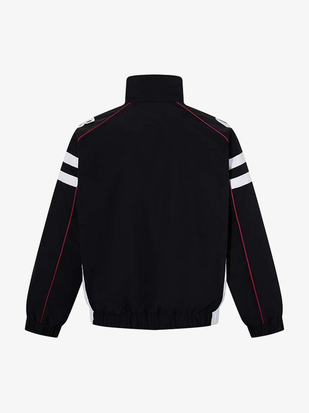 Racing Color Block Logo Grafik-Reißverschlussjacke