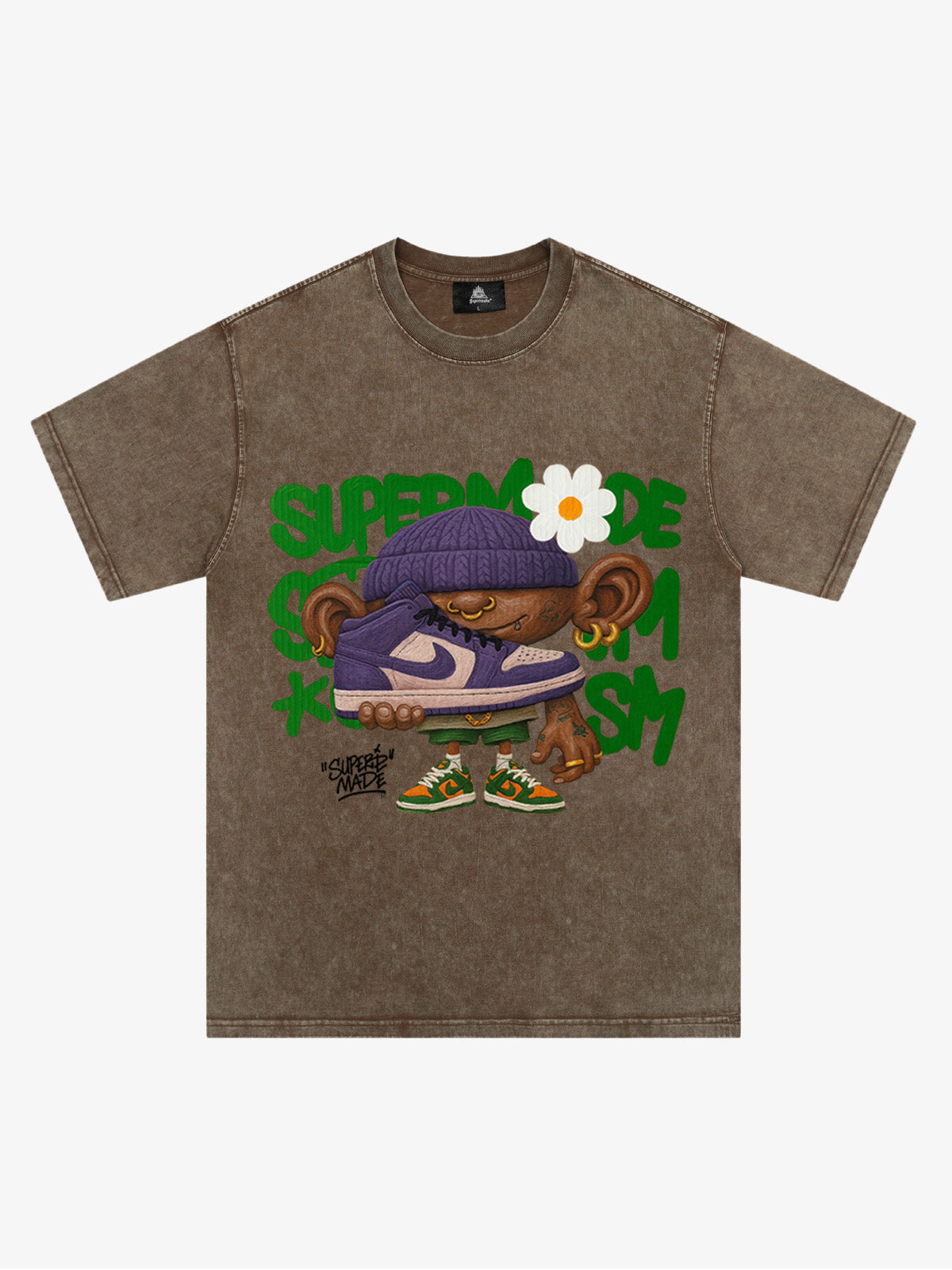 Thesupermade Cartoon Graffiti Sneaker Lovers T-shirt 
