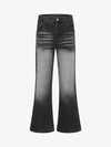 High-Waisted Flared Jeans with Distressed Look for Women - Perfect for Casual and Fashionable Outfits 