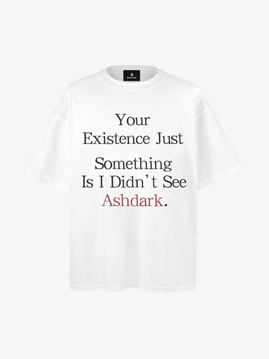 Thesupermade American Retro Color-blocked Letter Print T-shirt 