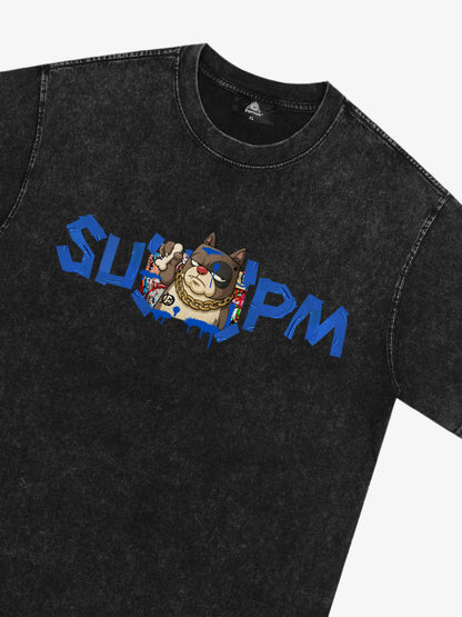 SUPM Graffiti Tape Graphic T-shirt 