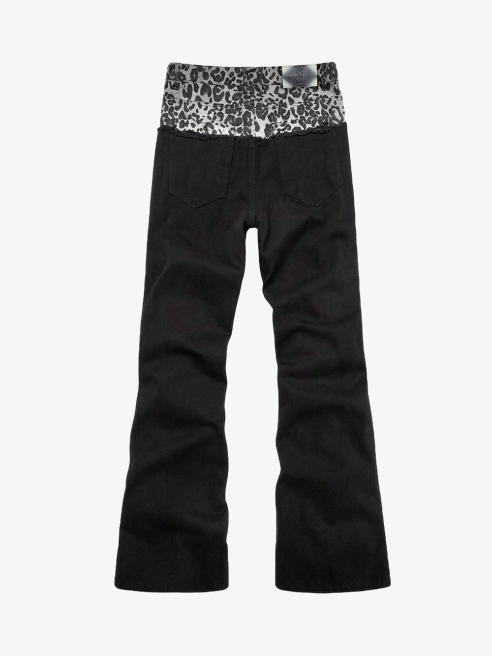 Leopard Patchwork Trousers