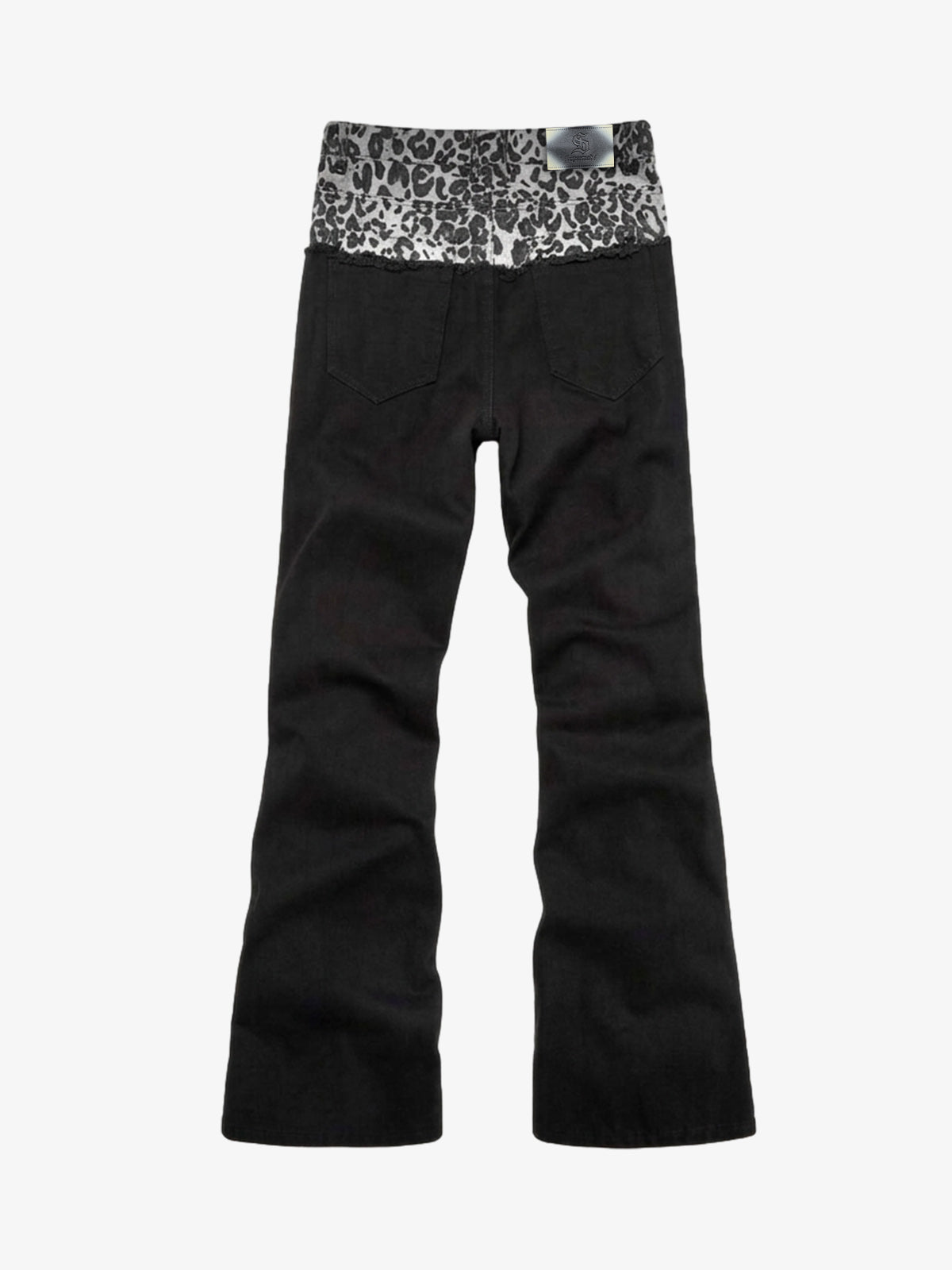 Leopard Patchwork Trousers