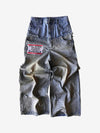 Jeans mit doppeltem Bund
