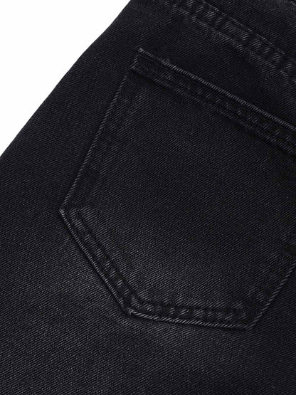 Retro Street Cleanfit Straight Denim Jort 