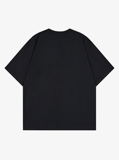 Cotton ME YOU Graphic Print Oversized T-Shirt for Men and Women 