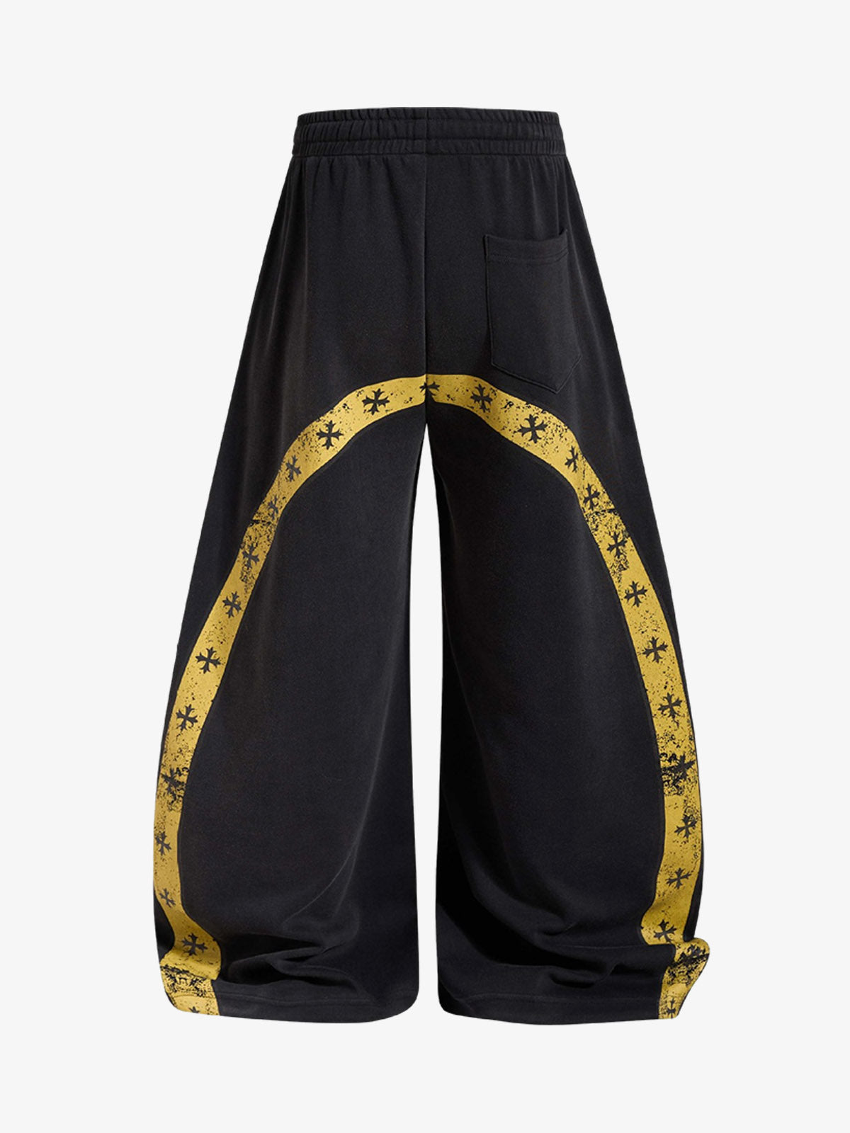 Crest Graphic Wide-Leg Sweatpants