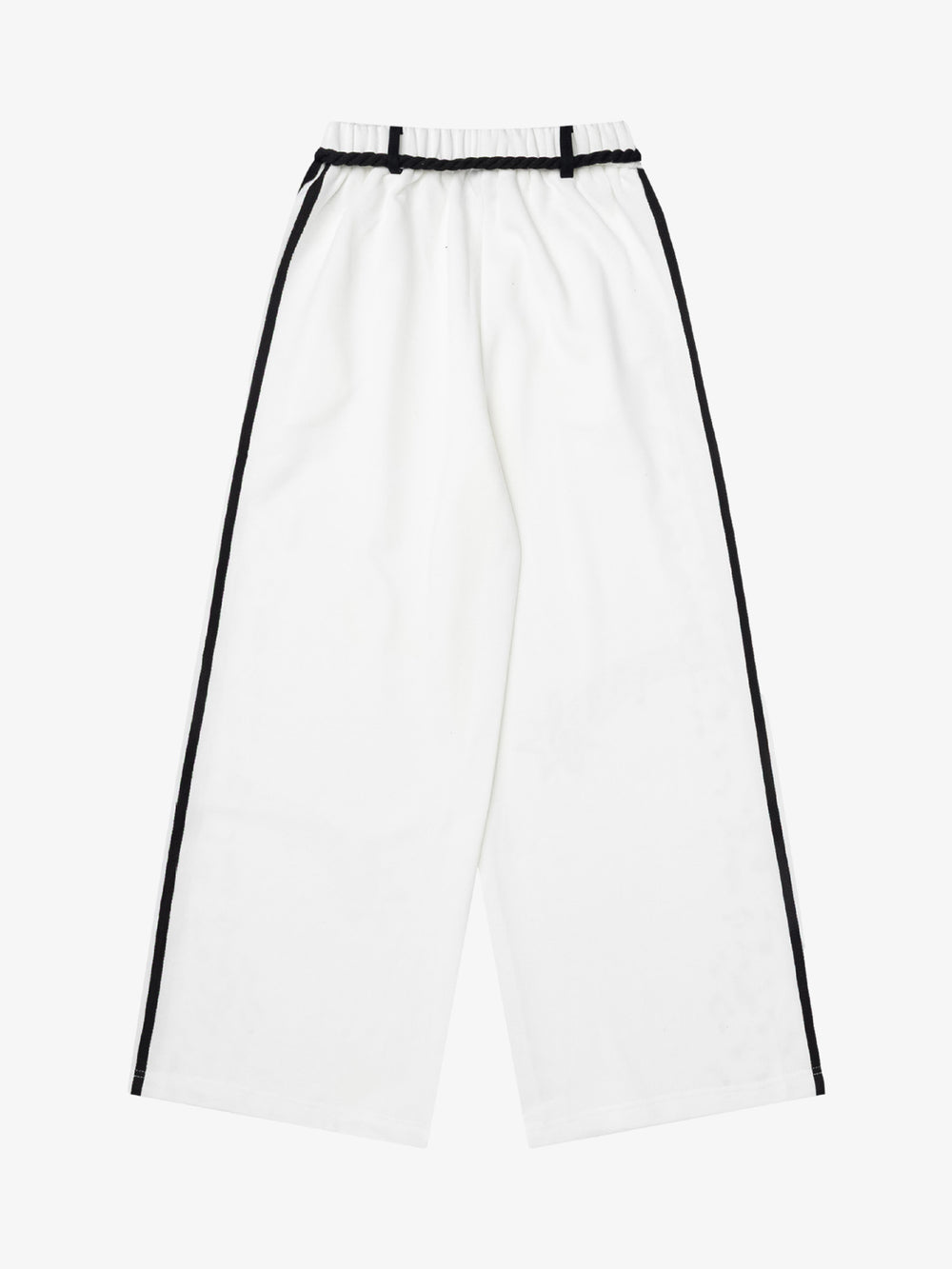 Music Note Graphic Wide-Leg Sweatpants