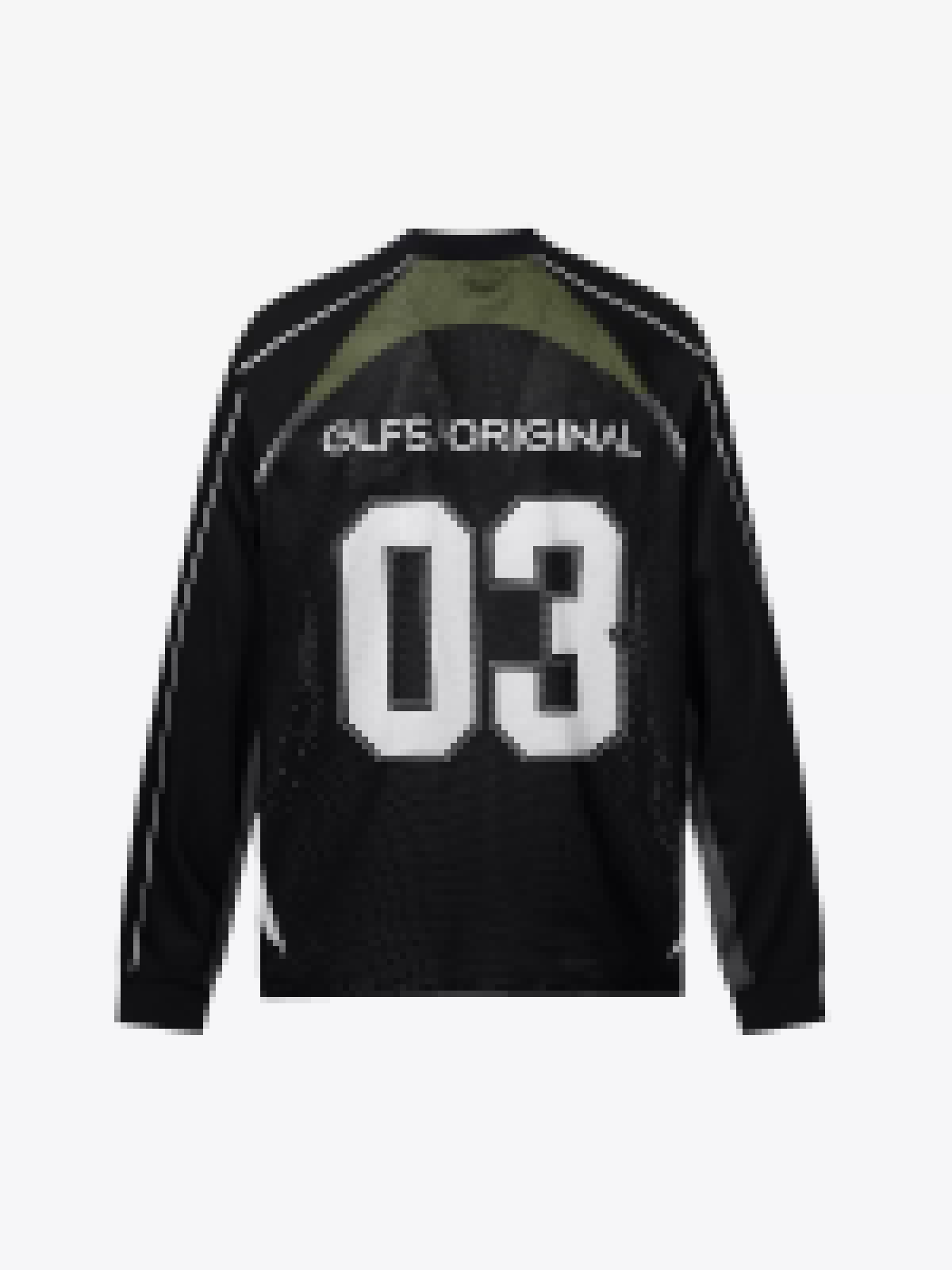 Sporty Mesh Jersey with Bold Number Design for Active Wear 