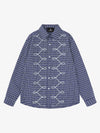 Street Retro Print Long-Sleeve Shirt