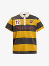 Vintage Striped Rugby Polo Shirt 