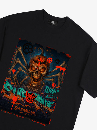 Bloody Dark Skull Spider T-shirt 