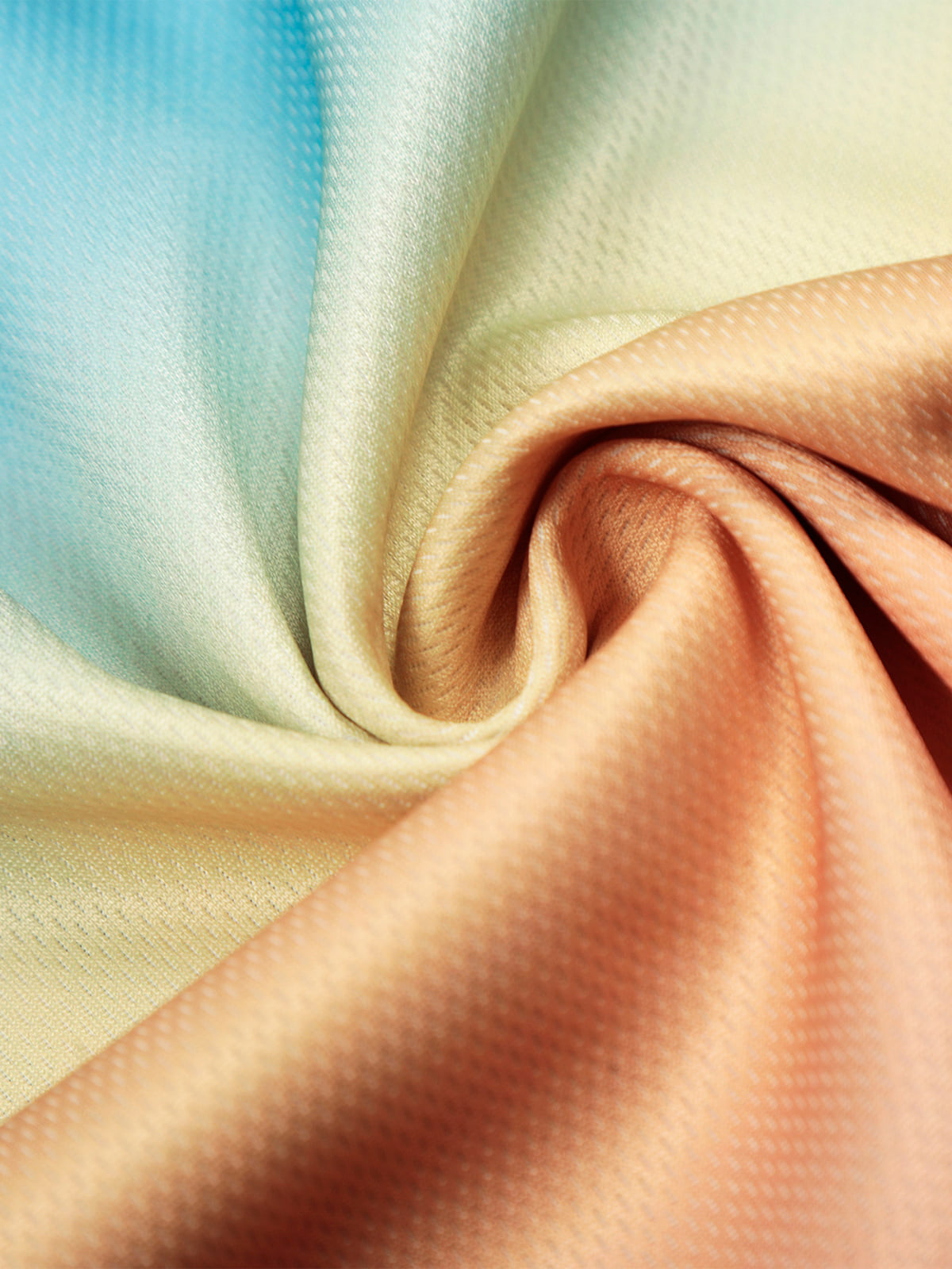 Polyester Desert Print V-Neck T-Shirt with Supermade Logo and Cactus Design 