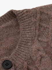 Color Block Jacquard Knit Sweater