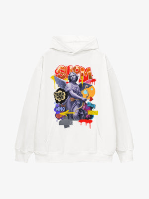 Supermade Cupid Statue Hooded Sweatshirt 