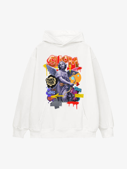 Supermade Cupid Statue Hooded Sweatshirt 