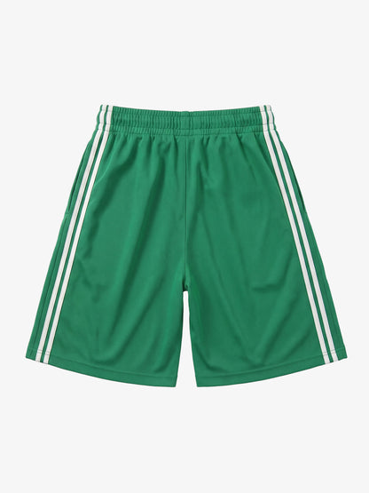 Striped Print Five-Point Casual Shorts