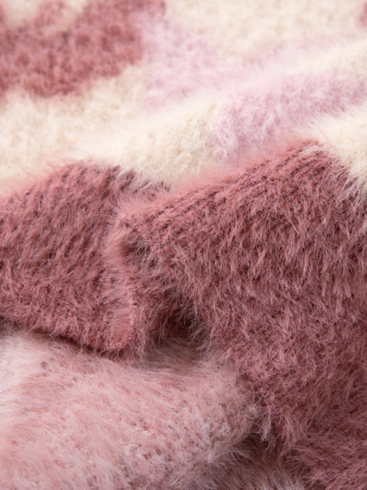 Cozy Pink Patterned Sweater for Women - Perfect for Fall and Winter Outfits 
