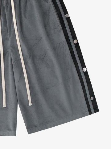 Pantalones cortos deportivos de gamuza