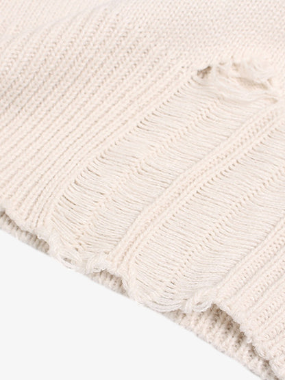 2024 Spring/Summer Star-Embellished Zip-Up Sweater and Cap Set 
