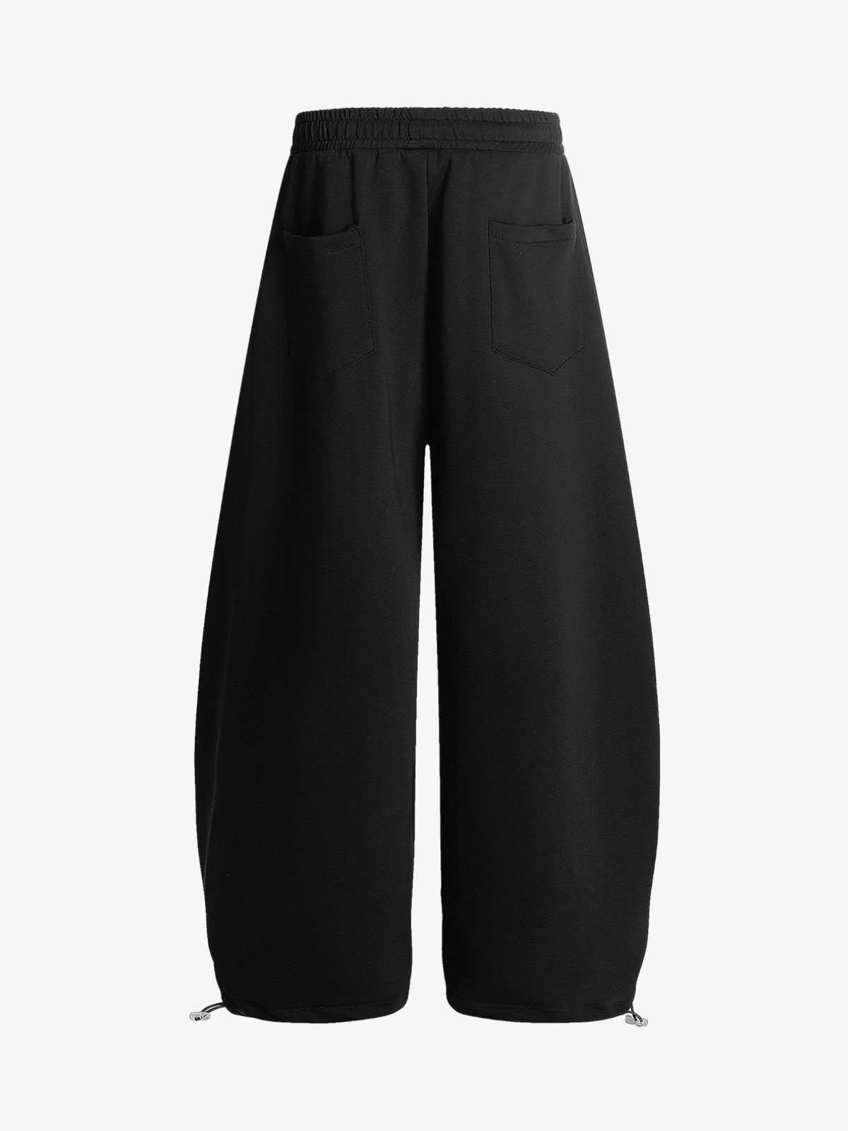 Retro Paratrooper Machete Pleated Design Printed Wide-Leg Pants 