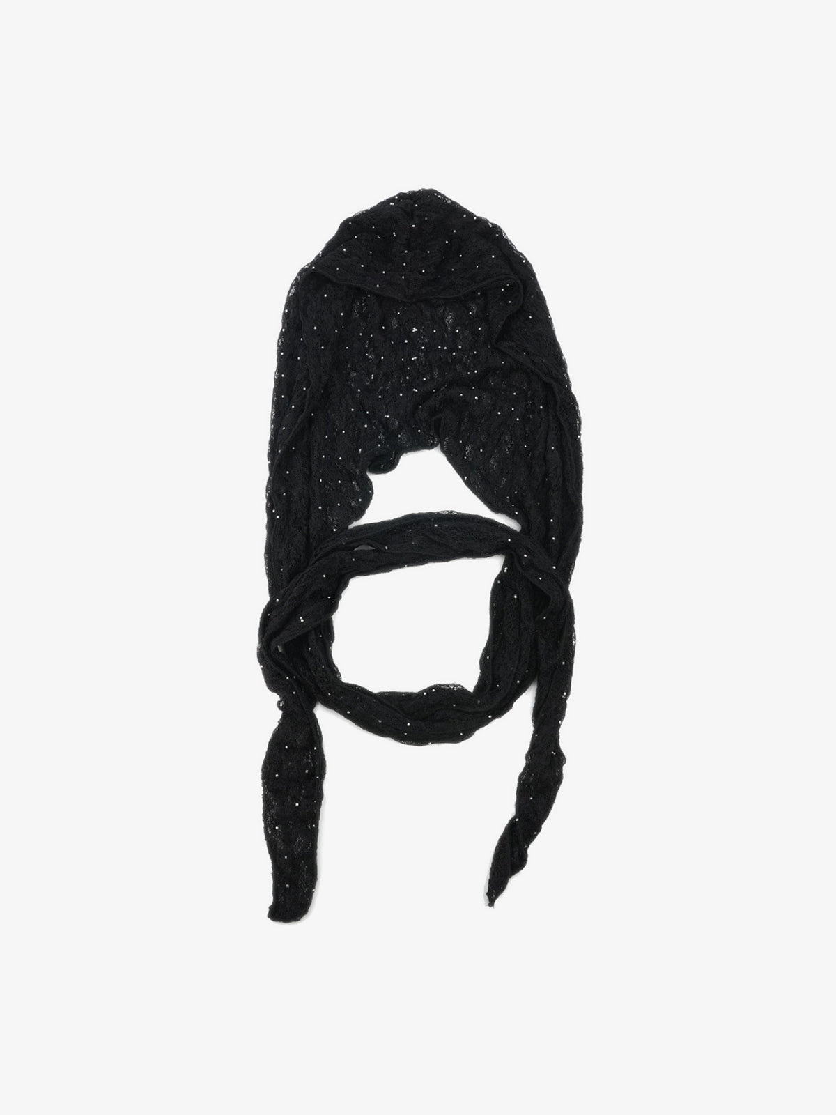 Elegant Lace Bonnet with Adjustable Ties for Versatile Styling 