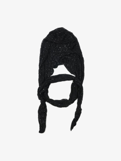 Elegant Lace Bonnet with Adjustable Ties for Versatile Styling 