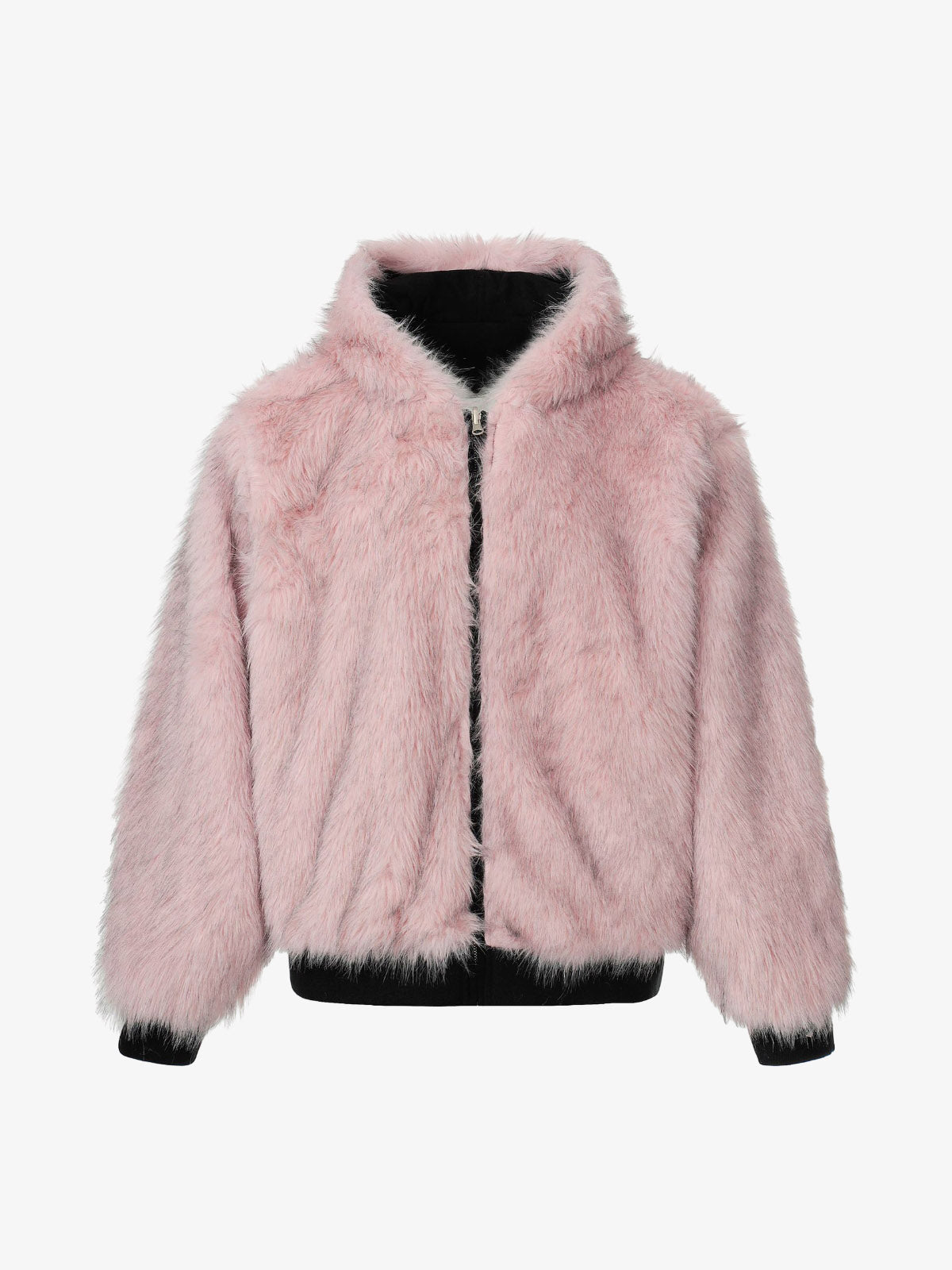 Street Fur Reversible Hooded Jacket - 2493 