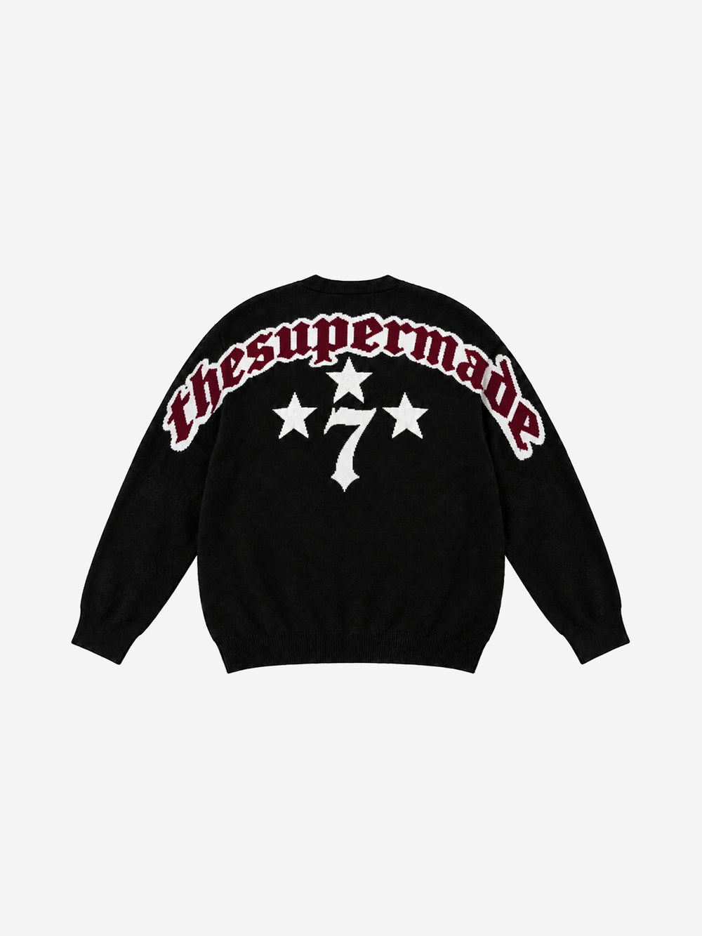 Strickpullover mit Skorpion-Stern-Grafik