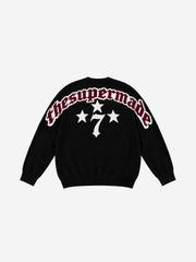 Scorpion Star Graphic Knit Sweater
