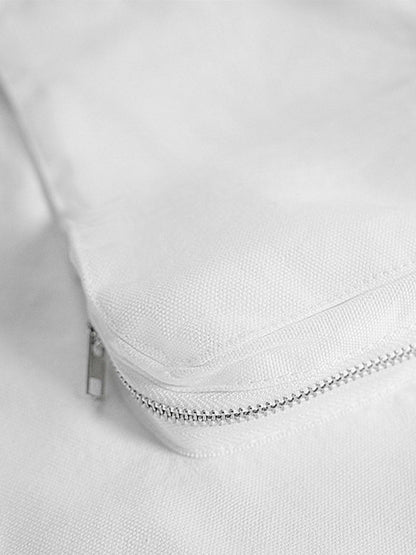 Street Metal Stud Zipper Multi-Pocket Workwear Casual Pants 