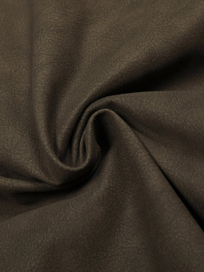 Stylish Brown Bomber Jacket with Faux Fur Collar - Perfect for Casual and Outdoor Wear 