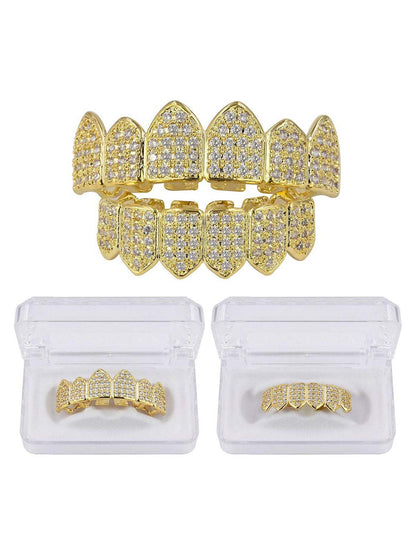 Vampire Teeth Zircon Braces 