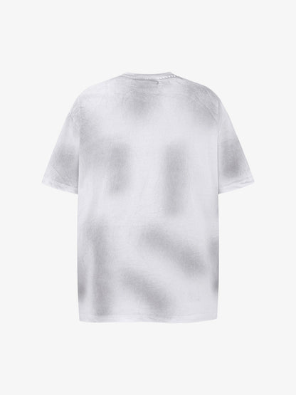 Leopard Old Washed Printed T-shirt 