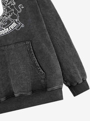 Scorpion Patch Washed Hoodie