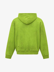 Parody Web-Ad Graphic Distressed Boxy Hoodie