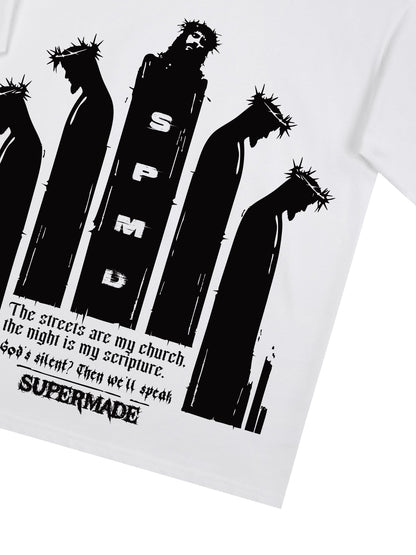 Original Saint Slogan Graphic T-Shirt 