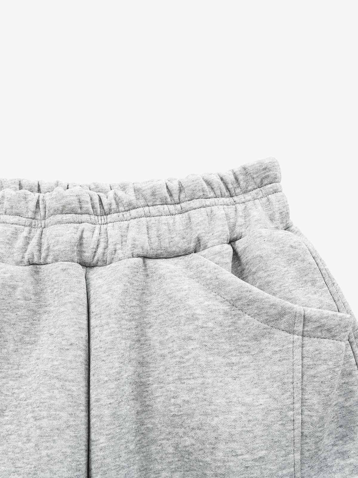 Leopard Plush Patchwork Hoodie & Wide-Leg Sweatpants Set