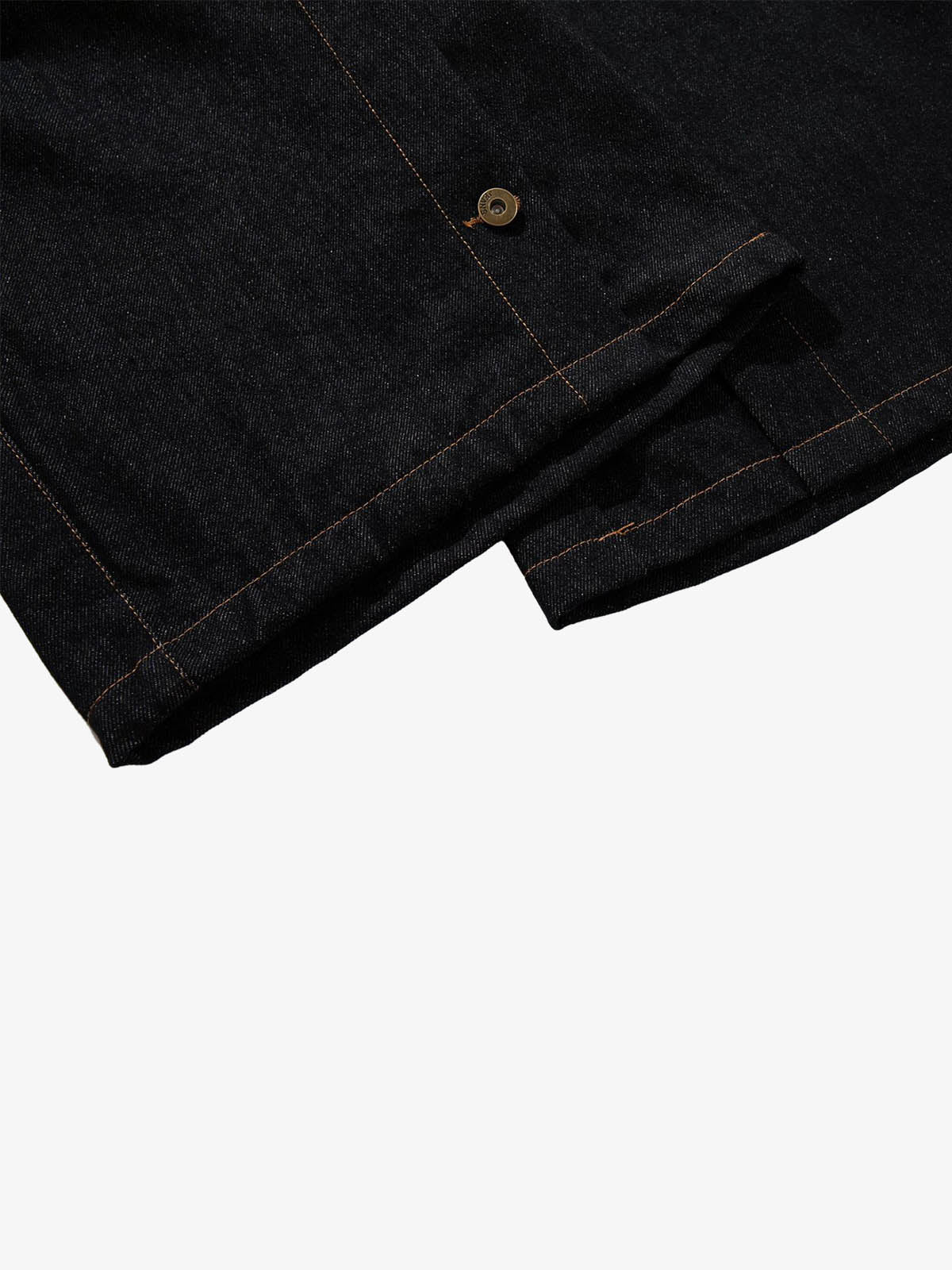 Double-Waisted Multi-Button Denim Jorts