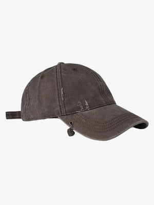 Distressed Charm Detail Cap