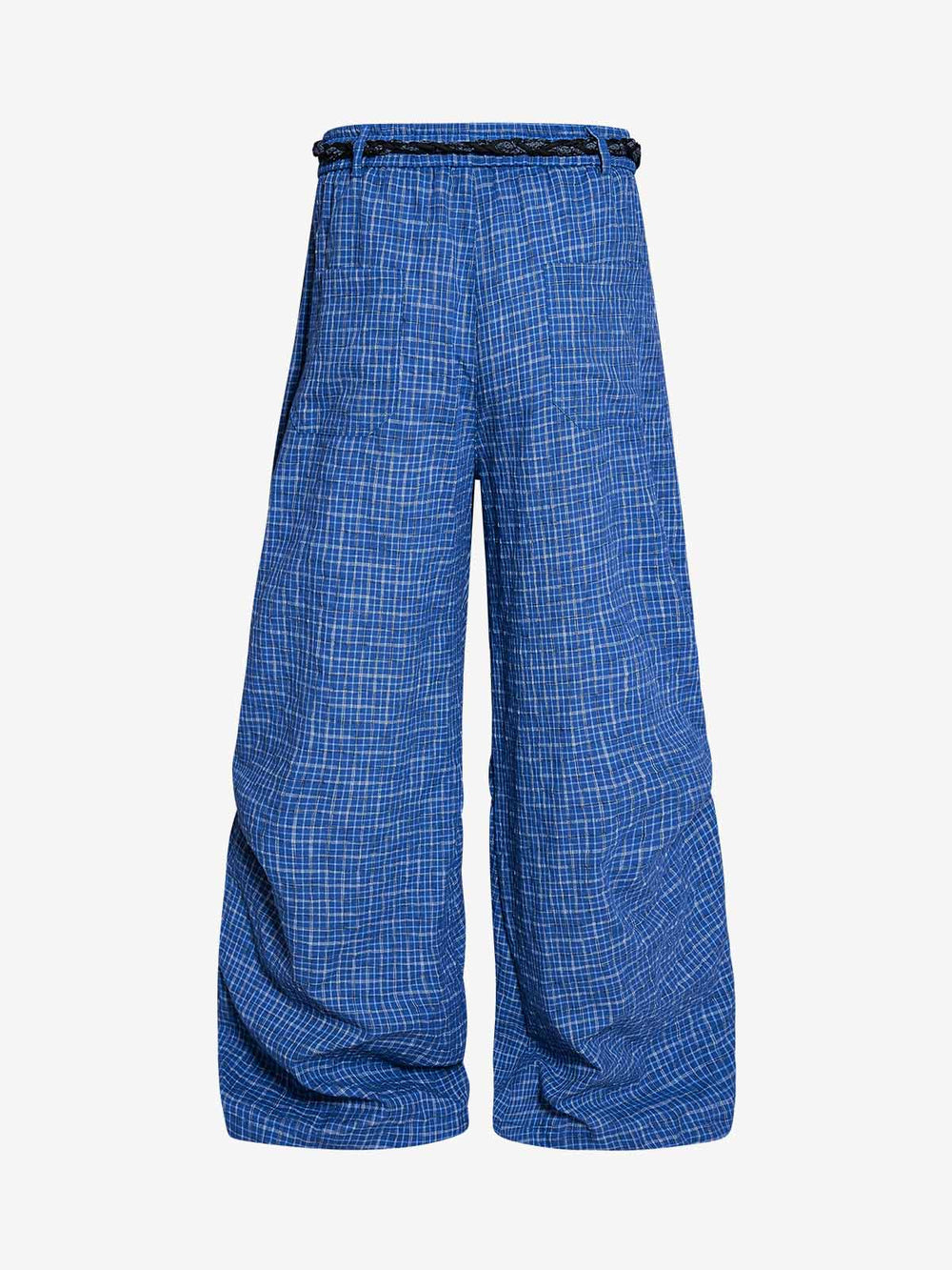 Pantaloni a pieghe con coulisse