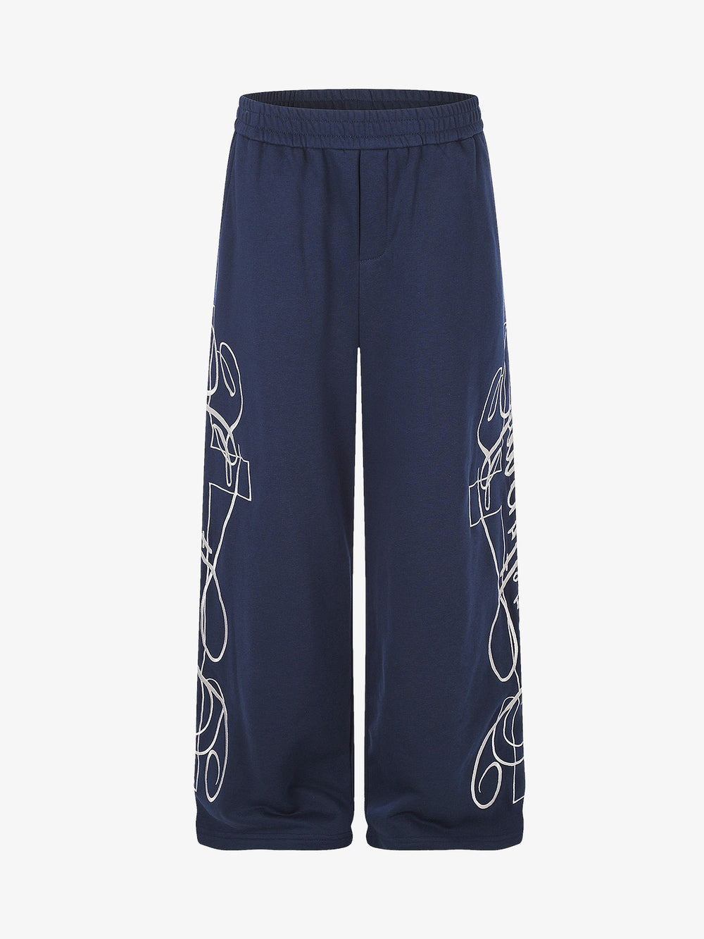 Cross Floral Graphic Sweatpants