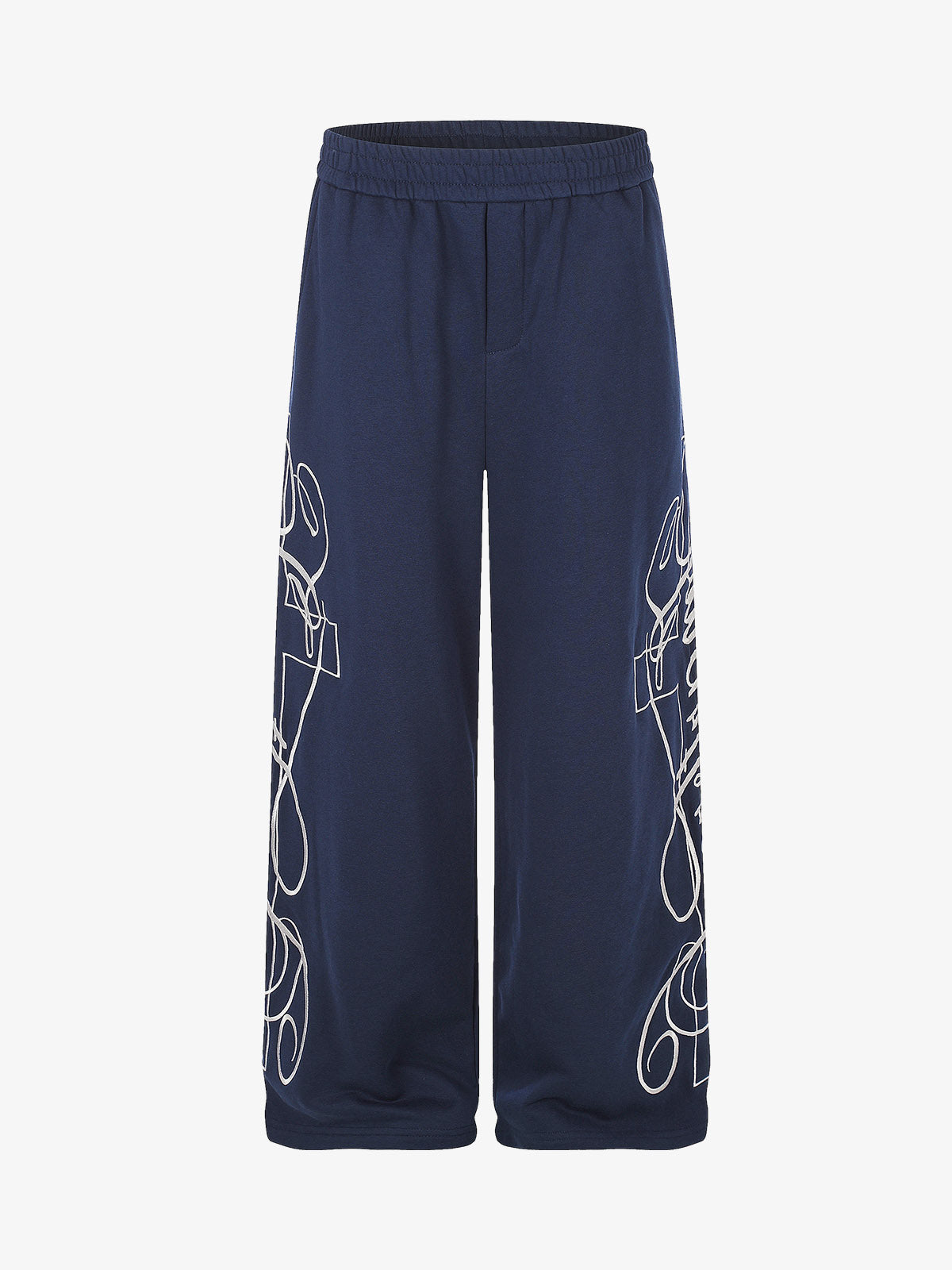 Cross Floral Graphic Sweatpants
