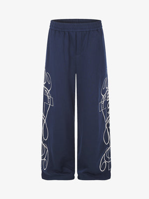 Cross Floral Graphic Sweatpants